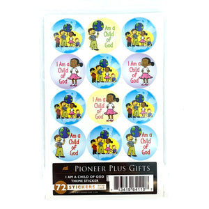 I Am A Child of God Theme Sticker pack